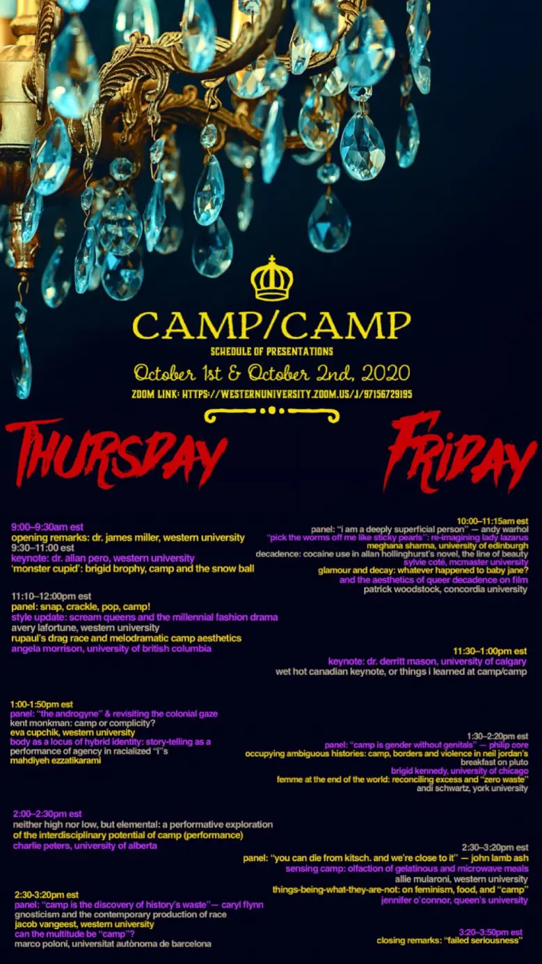 2020 camp camp conference poster